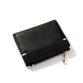 Ladies PU leather zipper wallet with multiple compartments including card slots and hidden storage