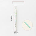 Double-tip highlighter pen with 0.5mm point for student textbook annotation