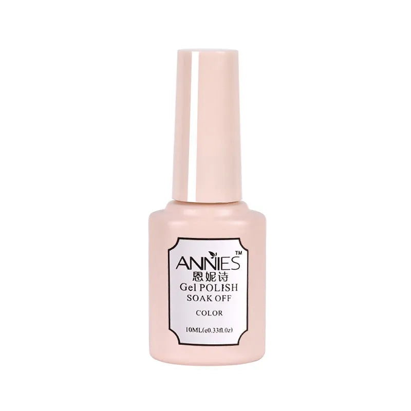 Milk tea crystal stone cat eye nail polish 10ml bottle with magnetic shimmer effect