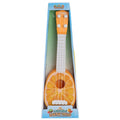 Retro simulation ukulele guitar toy for children with colourful plastic construction