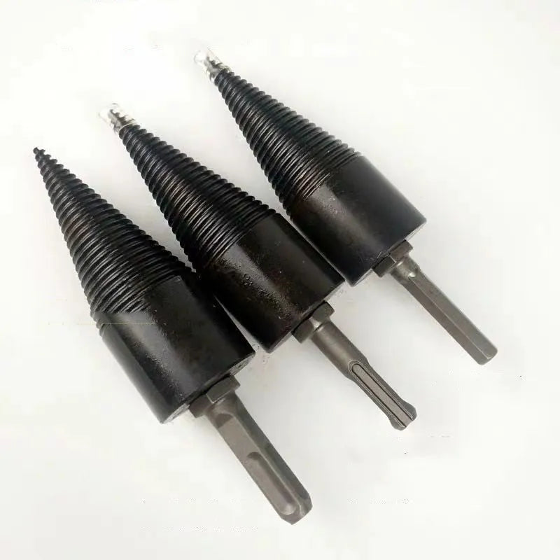 Hexagonal wood splitting drill bit for electric hand drills in 32mm and 42mm sizes