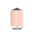 Magic Flame columnar humidifier in white, blue or pink colours with USB cable