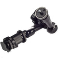 Black 7-inch metal magic friction articulating arm for DSLR cameras with ball heads and mounts