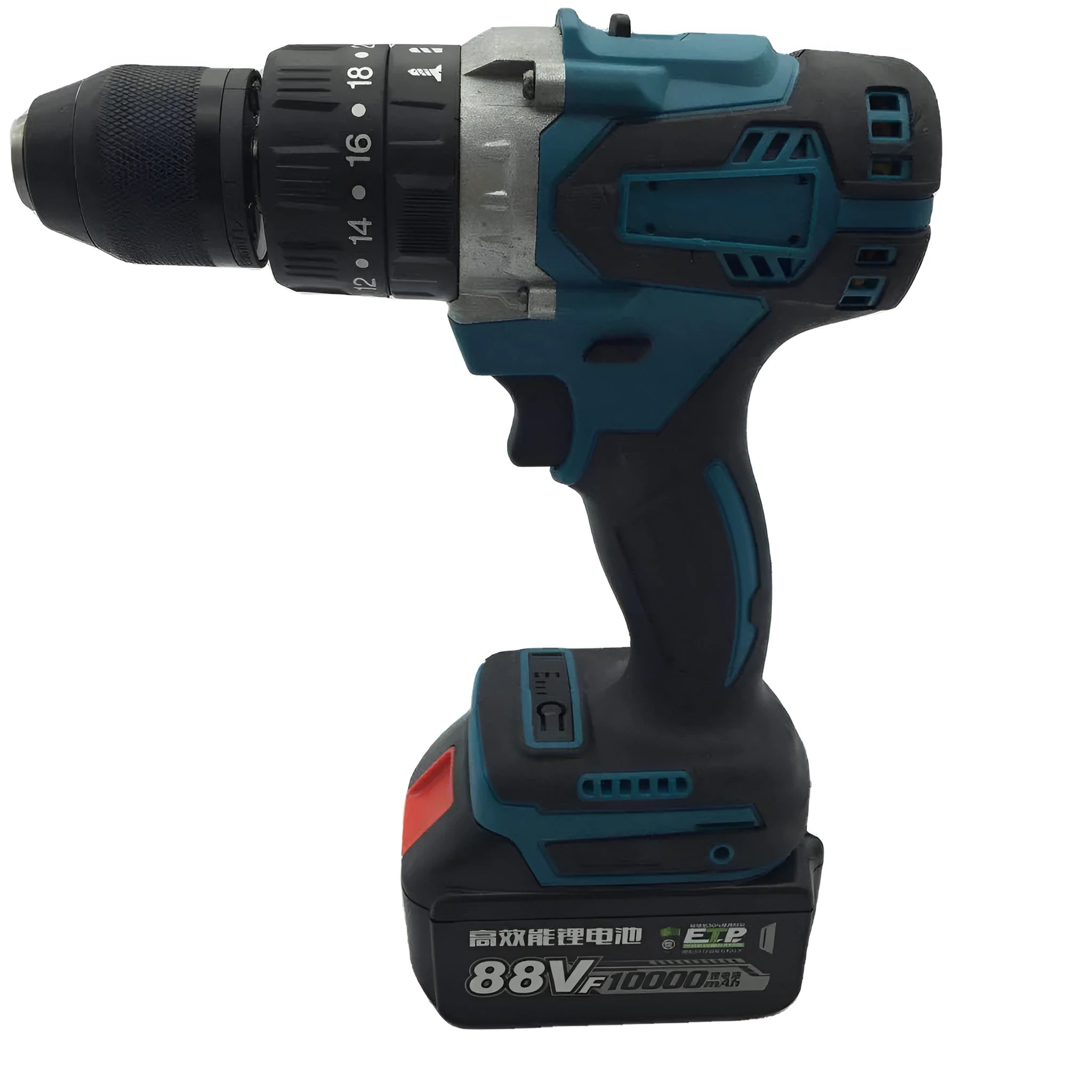 21V rechargeable impact drill electric screwdriver with 13mm chuck and lithium battery