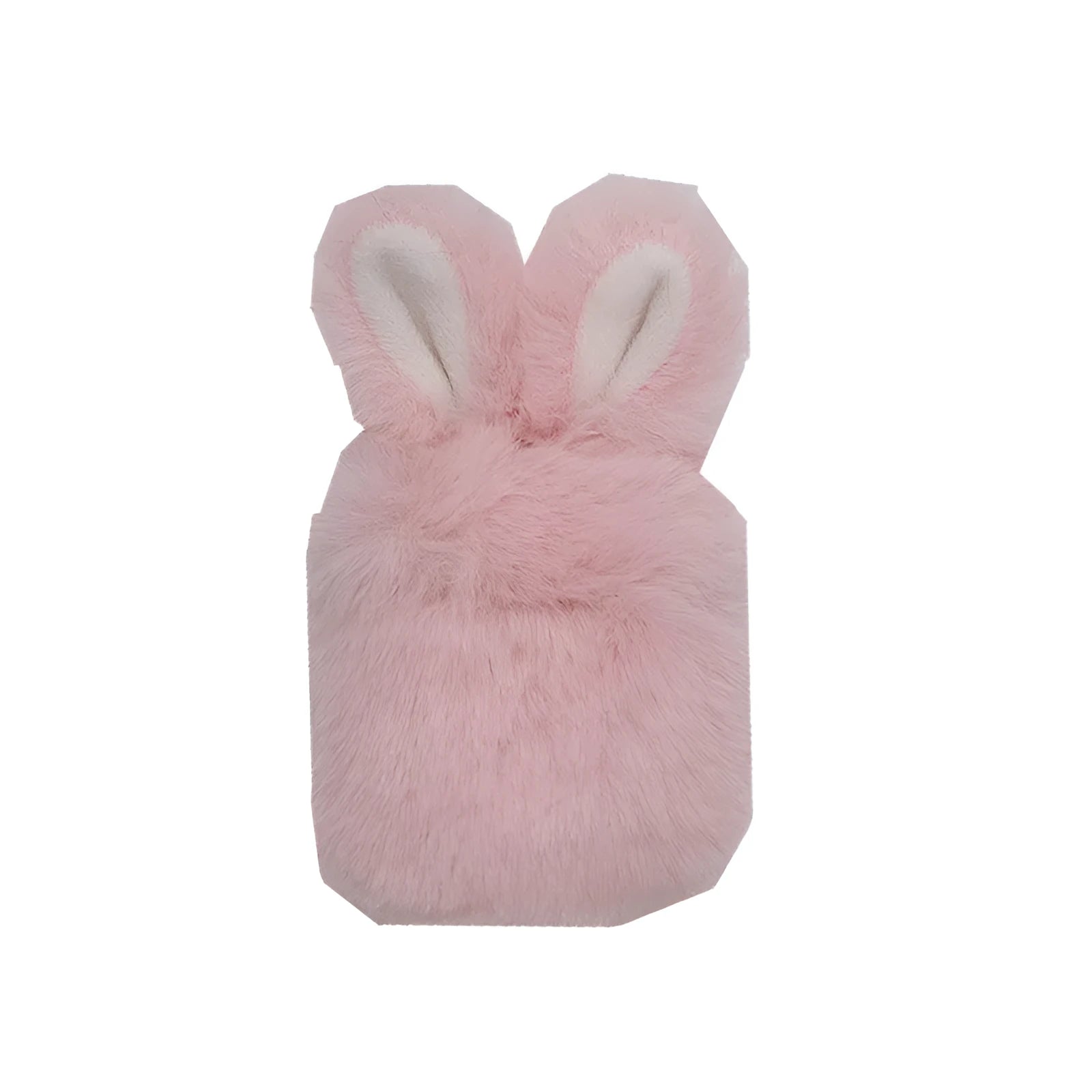 Cute pink rabbit ear AirPods protective cover for compatible Apple wireless headphones
