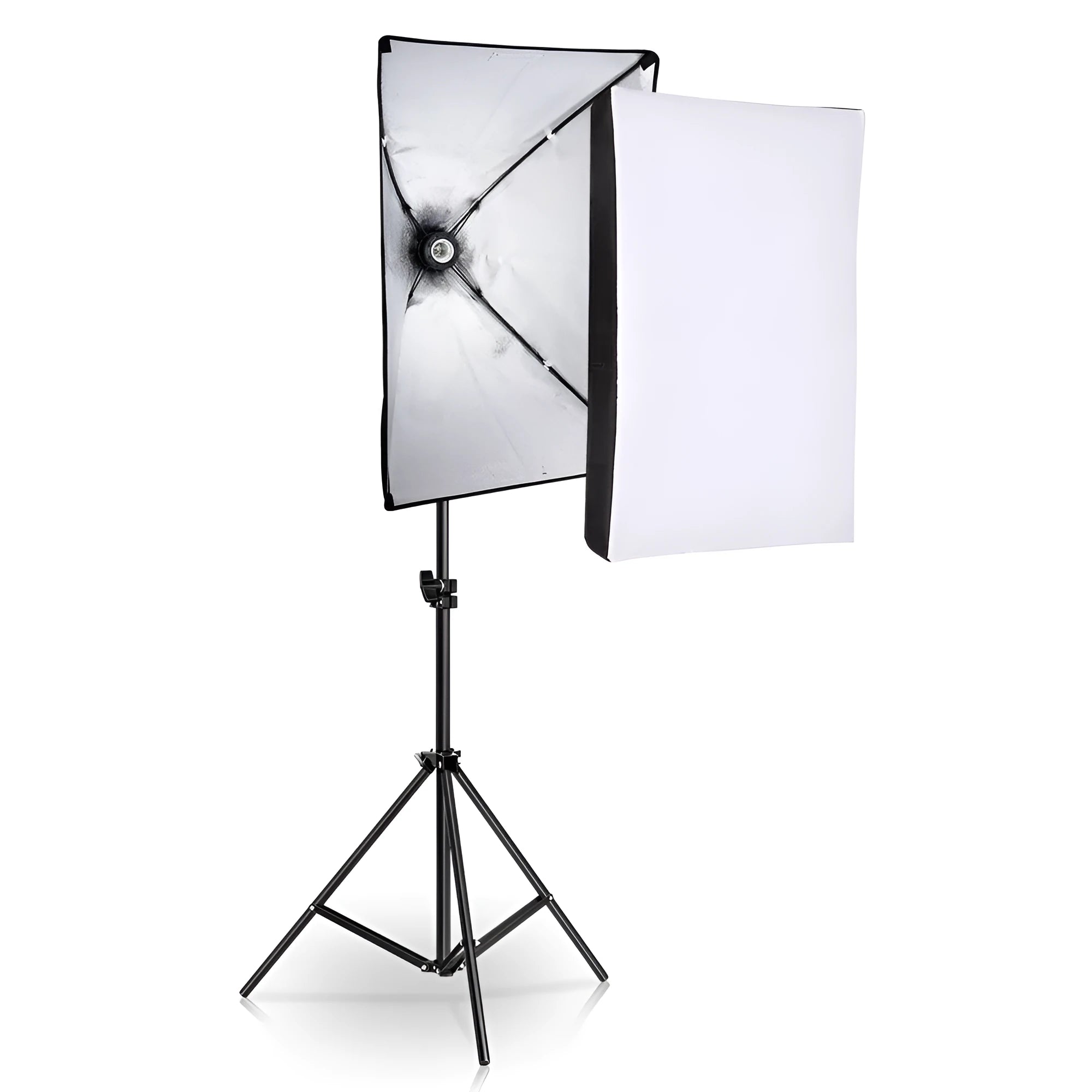 LIBEN 50x70cm softbox photography lighting set with 2 metre stand and reflective fabric