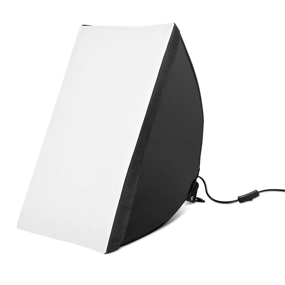LIBEN 50x70cm softbox photography lighting set with 2 metre stand and reflective fabric