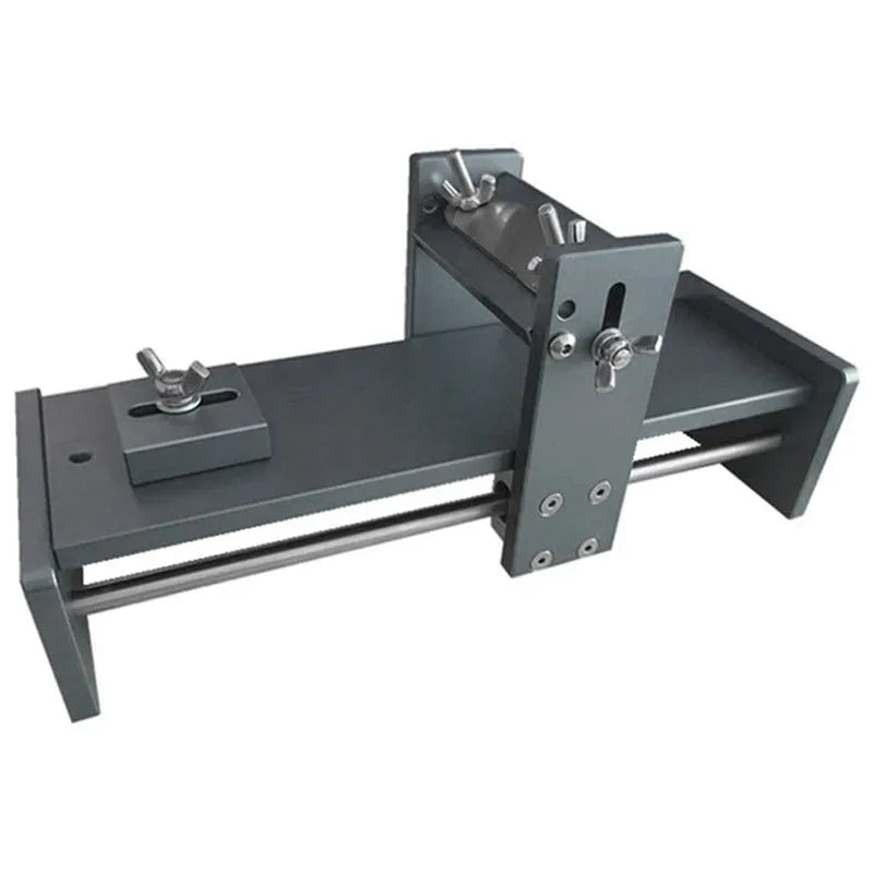 Fixed angle sharpening tool made from aluminium alloy and stainless steel for woodworking chisels and planers