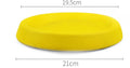 Yellow EVA plastic pet throwing toy for dogs weighing 70g