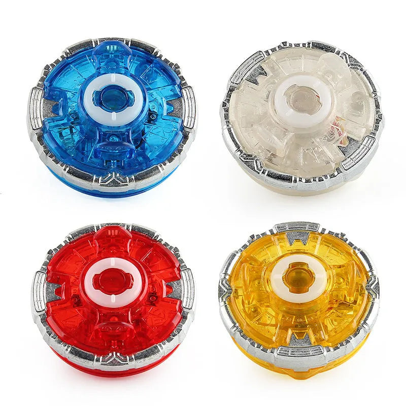 Luminous gyro bottom component for battle tops showing 4.5cm square dimensions