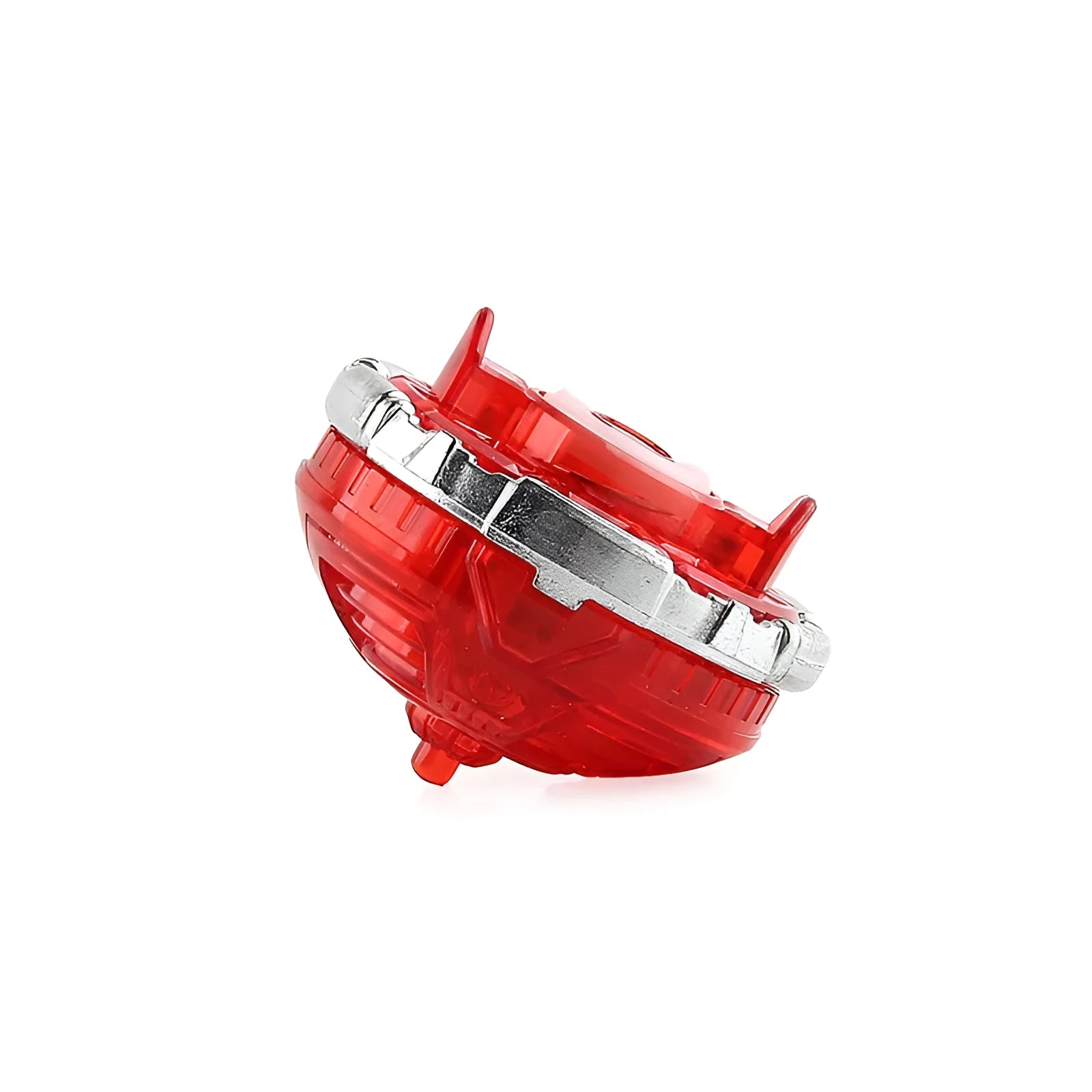 Luminous gyro bottom component for battle tops showing 4.5cm square dimensions