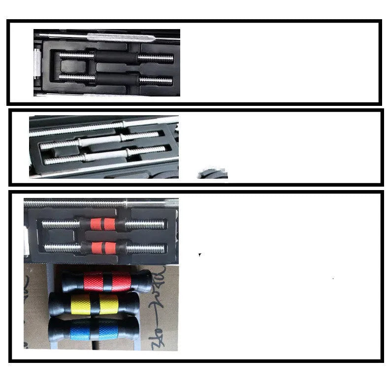 Paint coated iron dumbbell set with 20cm diameter for home fitness training