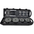 Paint coated iron dumbbell set with 20cm diameter for home fitness training