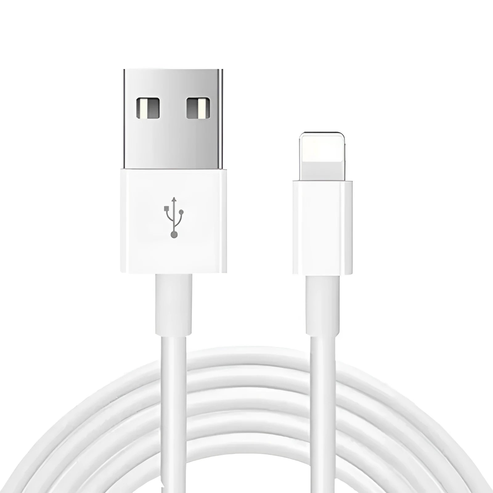 White 20W USB-C fast charger with 1 metre cable for Apple iPhone and iPad devices