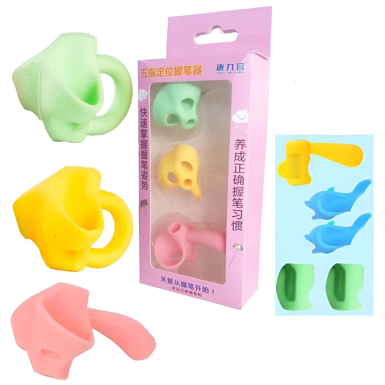 Children's handwriting pen holder corrector orthosis for kindergarten writing practice with boys and girls model options