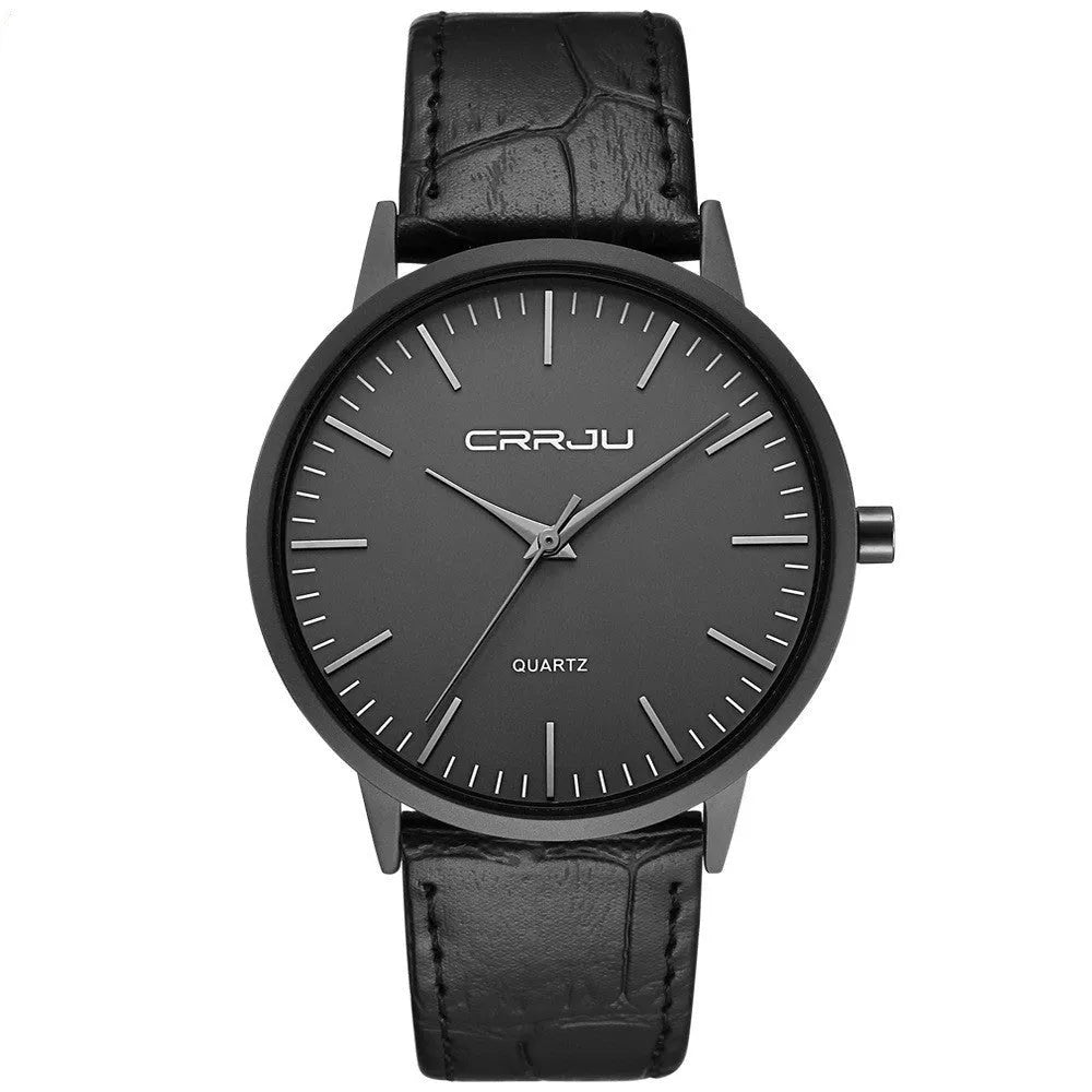 Casual quartz watch with alloy case showing multiple strap options including mesh black, gold, leather, and steel variations