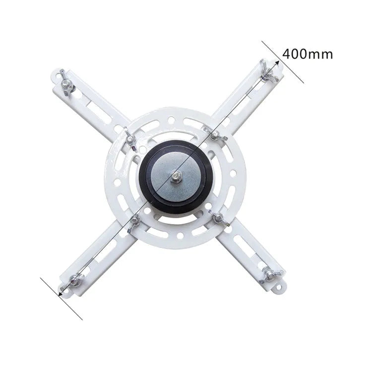 Electric ceiling lifting hanger for projectors with ultra-thin chassis and wireless remote.