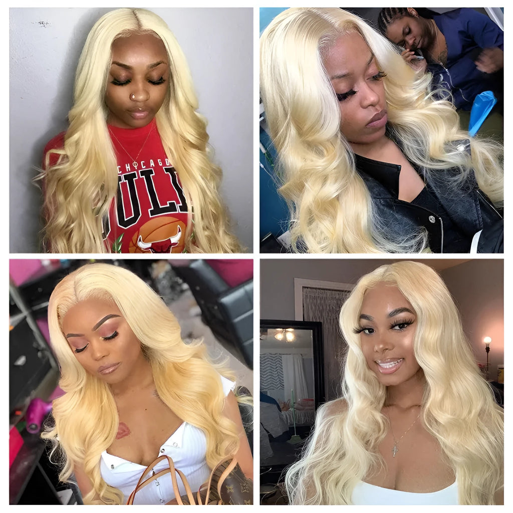 Medium length curly lace front wig with pre-plucked transparent lace frontal in natural black colour