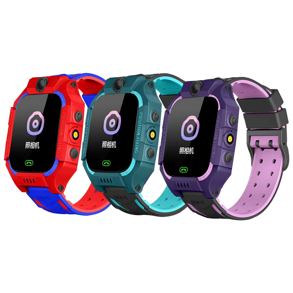 Z6 Q19 children's smart watch with GPS positioning and 1.44-inch touch screen in green colour