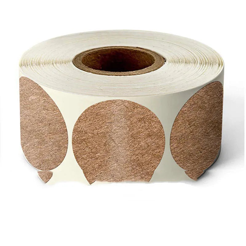 Round colour marker sticker roll in nine colours with 500 sheets per roll for marking and organising