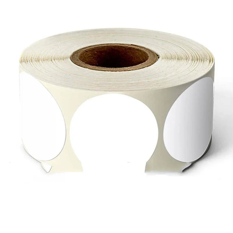 Round colour marker sticker roll in nine colours with 500 sheets per roll for marking and organising