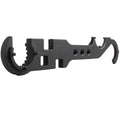Black steel combination wrench for AR-15 and M4 firearm maintenance
