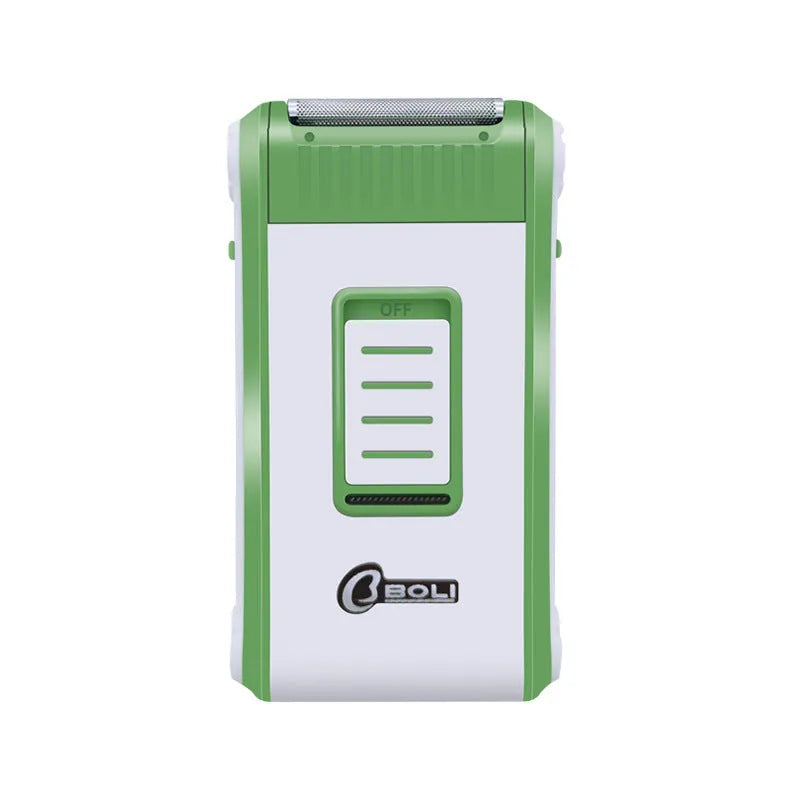 Reciprocating double-layer net electric shaver in photo colour with ABS plastic construction