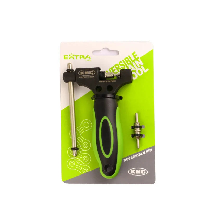 Steel bicycle chain cutter tool with double shaft device for 0-speed bikes
