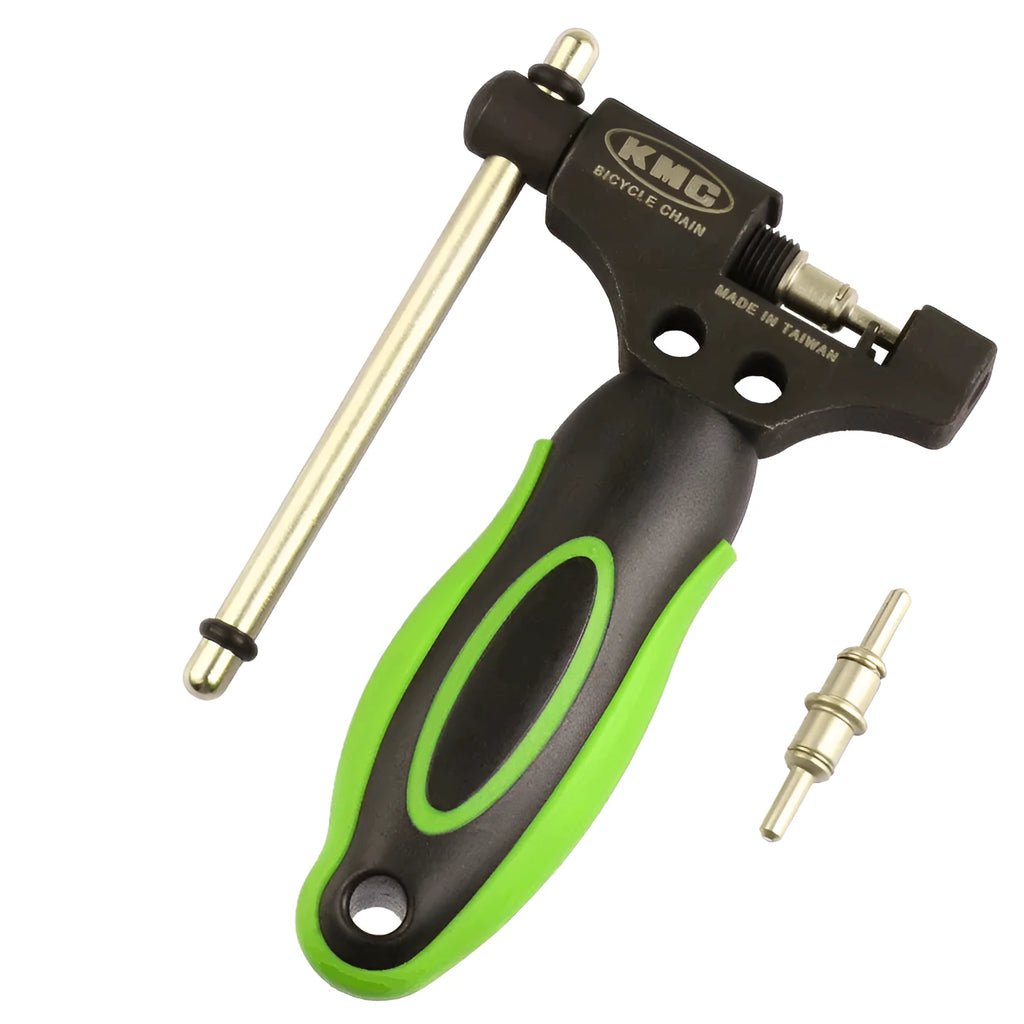 Steel bicycle chain cutter tool with double shaft device for 0-speed bikes