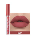HANDAIYAN matte non-stick cup lip gloss liquid lipstick in 2.5ml size showing colour options