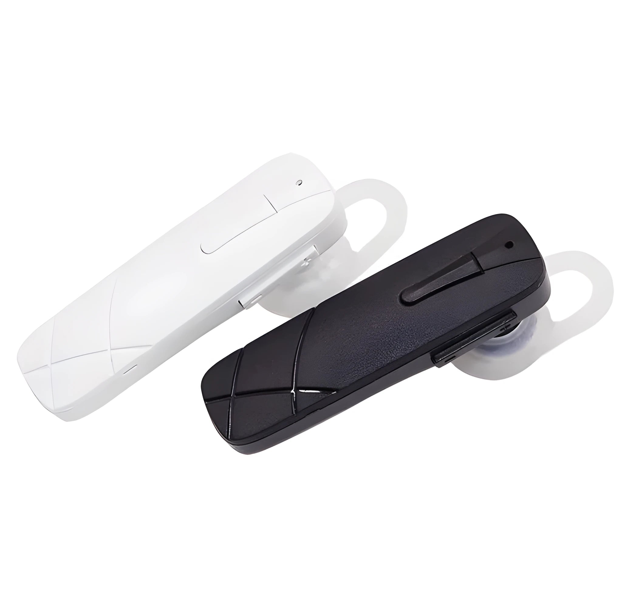 Black and white wireless Bluetooth V4.1 stereo earphones with in-ear design