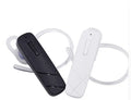 Black and white wireless Bluetooth V4.1 stereo earphones with in-ear design
