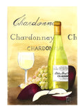 Apple and Chardonnay DIY digital painting kit with pre-printed linen canvas, brushes, and paints laid out.