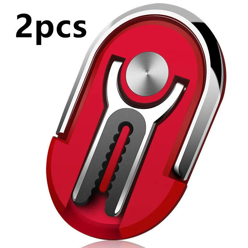 Universal car phone bracket with suction cup, vent clip, and ring mount attachments in multiple colours