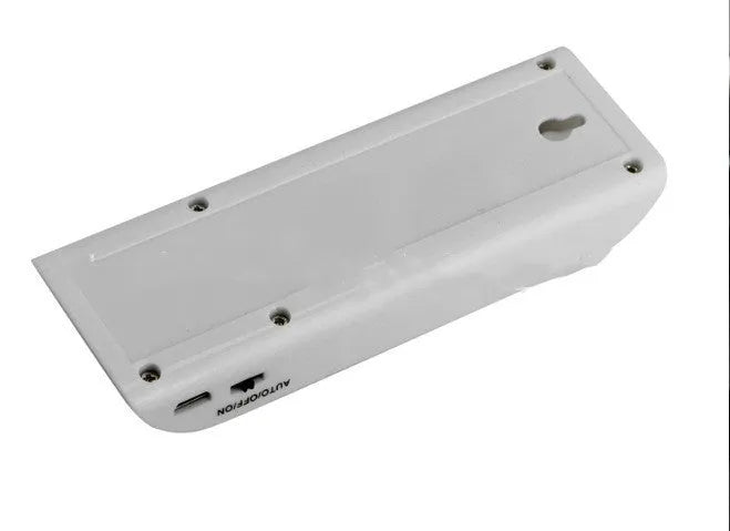 Rechargeable human body sensor night light with 12 LEDs and PVC shade for cabinets and corridors