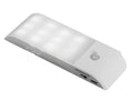 Rechargeable human body sensor night light with 12 LEDs and PVC shade for cabinets and corridors
