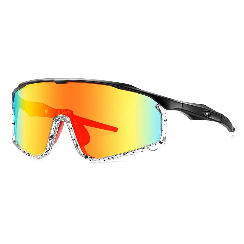 Colourful full-frame mountaineering goggles for climbing and snow sports, showing sample colour options.