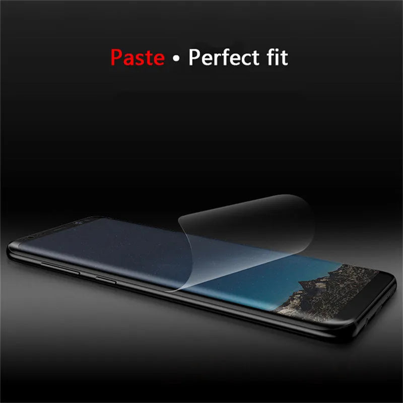 Purple light hydraulic hydrogel curved screen protector for Samsung Galaxy S series phones