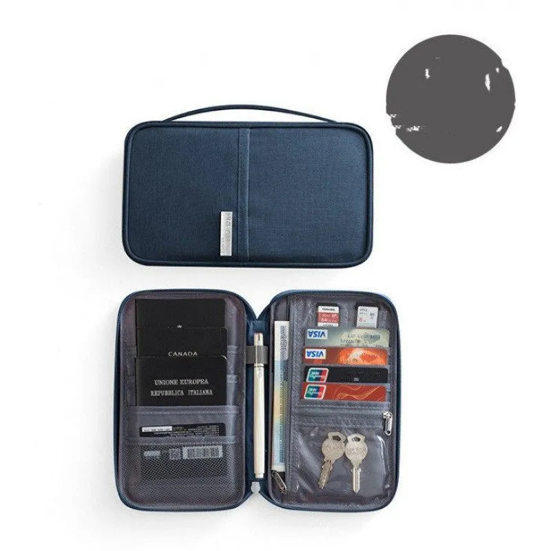 Waterproof passport cover in cationic material with multiple colour and size options