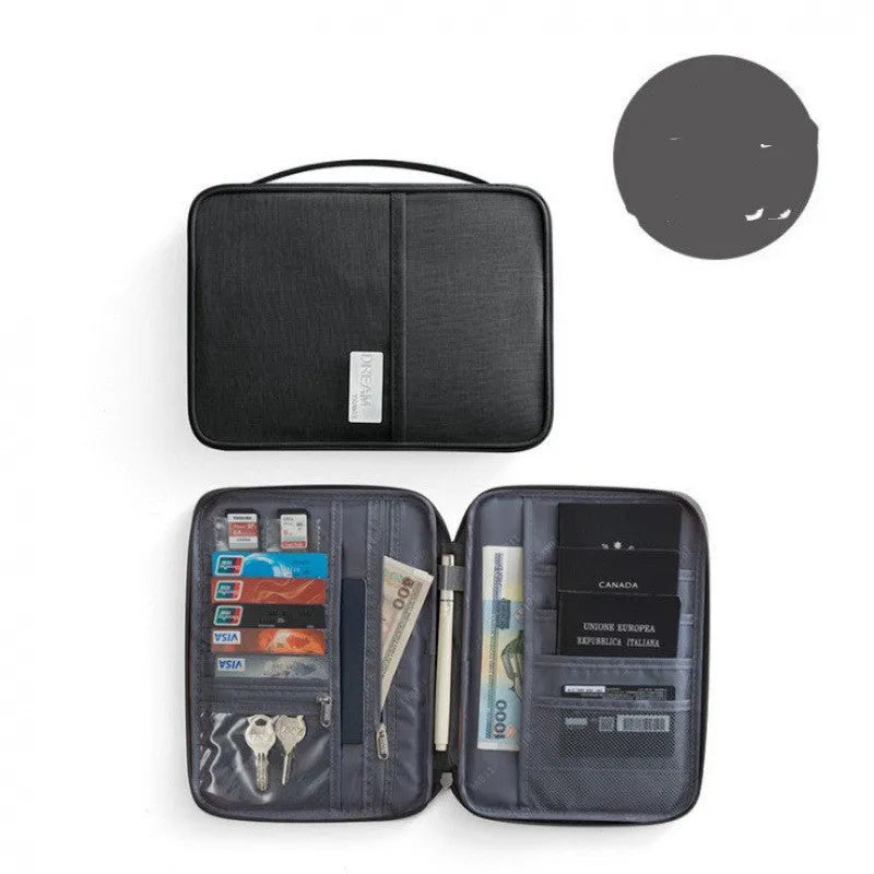 Waterproof passport cover in cationic material with multiple colour and size options