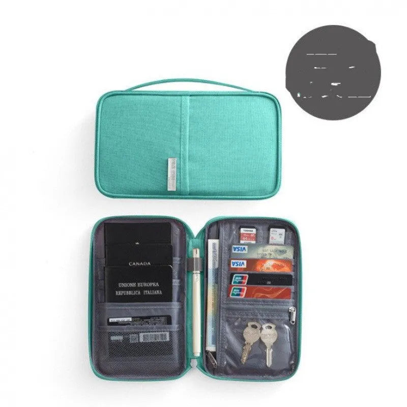 Waterproof passport cover in cationic material with multiple colour and size options