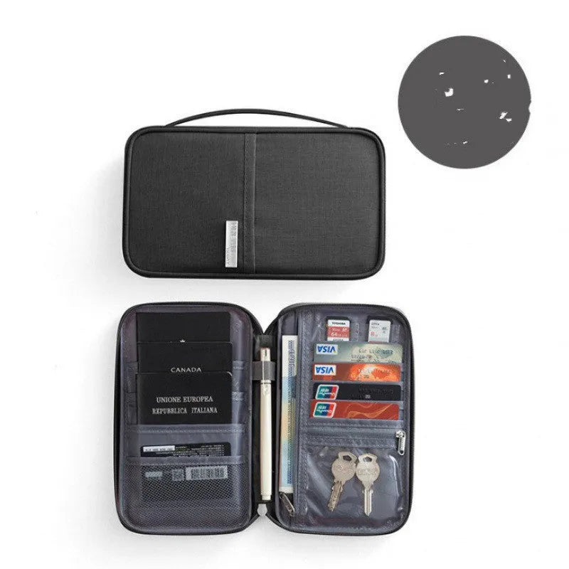 Waterproof passport cover in cationic material with multiple colour and size options