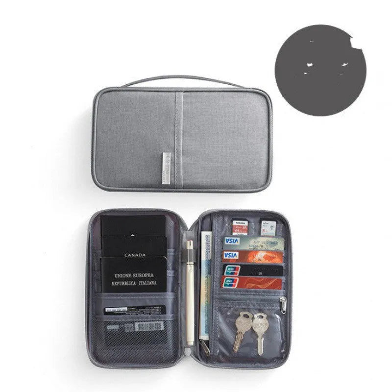 Waterproof passport cover in cationic material with multiple colour and size options
