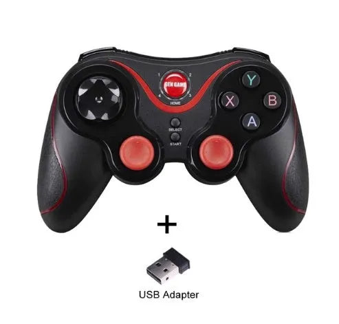 X3 Bluetooth wireless game controller for Android phones in black or white with mobile phone clip attachment