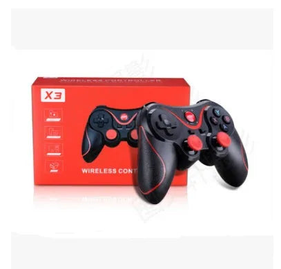 X3 Bluetooth wireless game controller for Android phones in black or white with mobile phone clip attachment