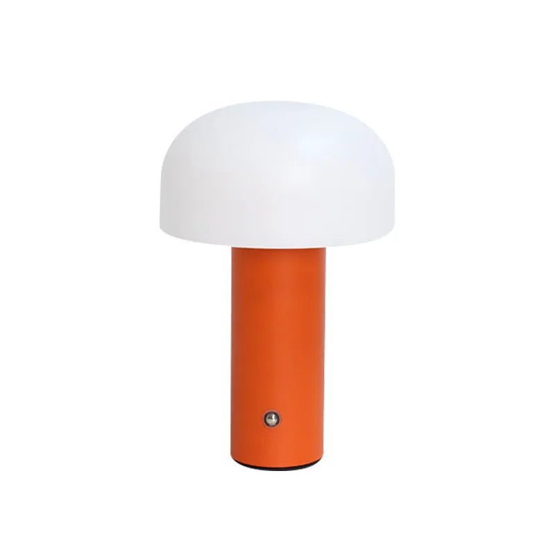 USB-powered dual-purpose table lamp with plug-in decorative element in black, green, orange, or white colours