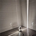 Modern aluminium corridor wall spotlight bar lamp with glass lens and LED lighting in five colour options