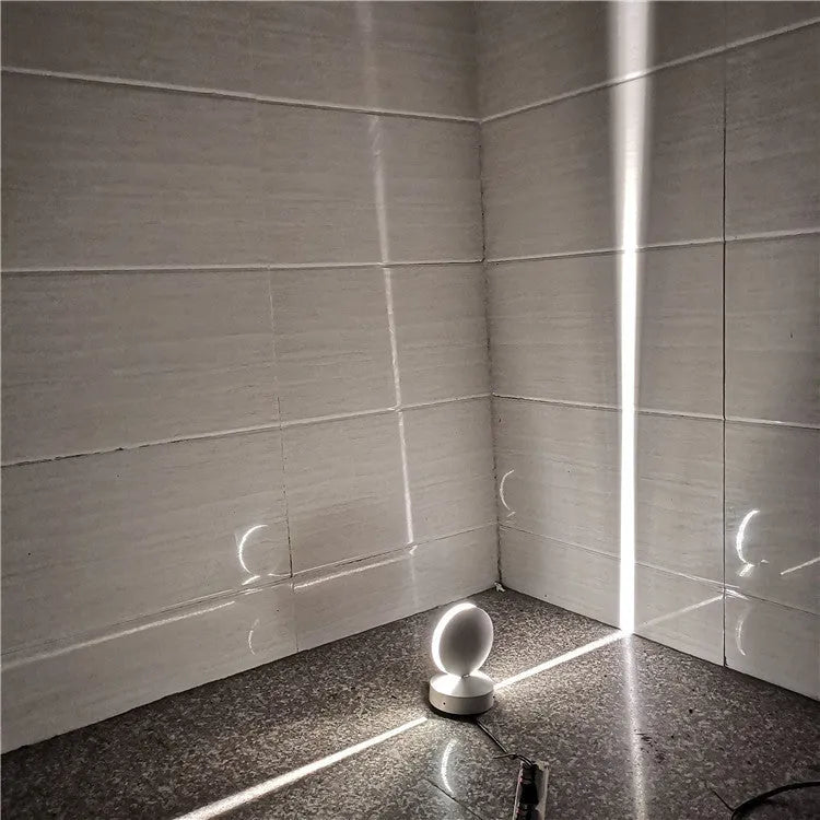 Modern aluminium corridor wall spotlight bar lamp with glass lens and LED lighting in five colour options