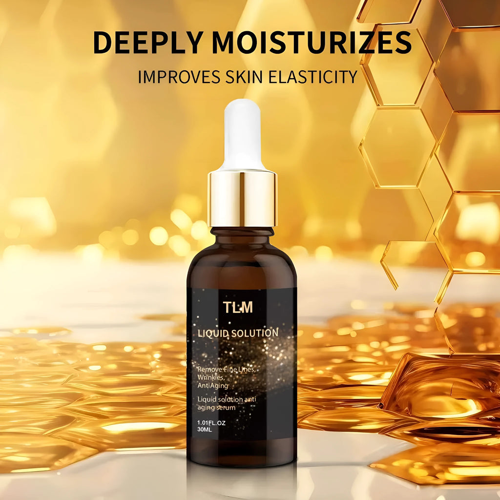 30 ml facial moisturising solution bottle with hyaluronic acid and glycerin formula