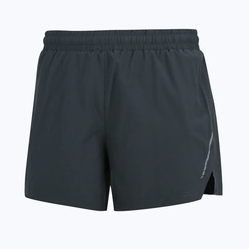 Men's quick-dry marathon running shorts in polyester fabric with straight leg style